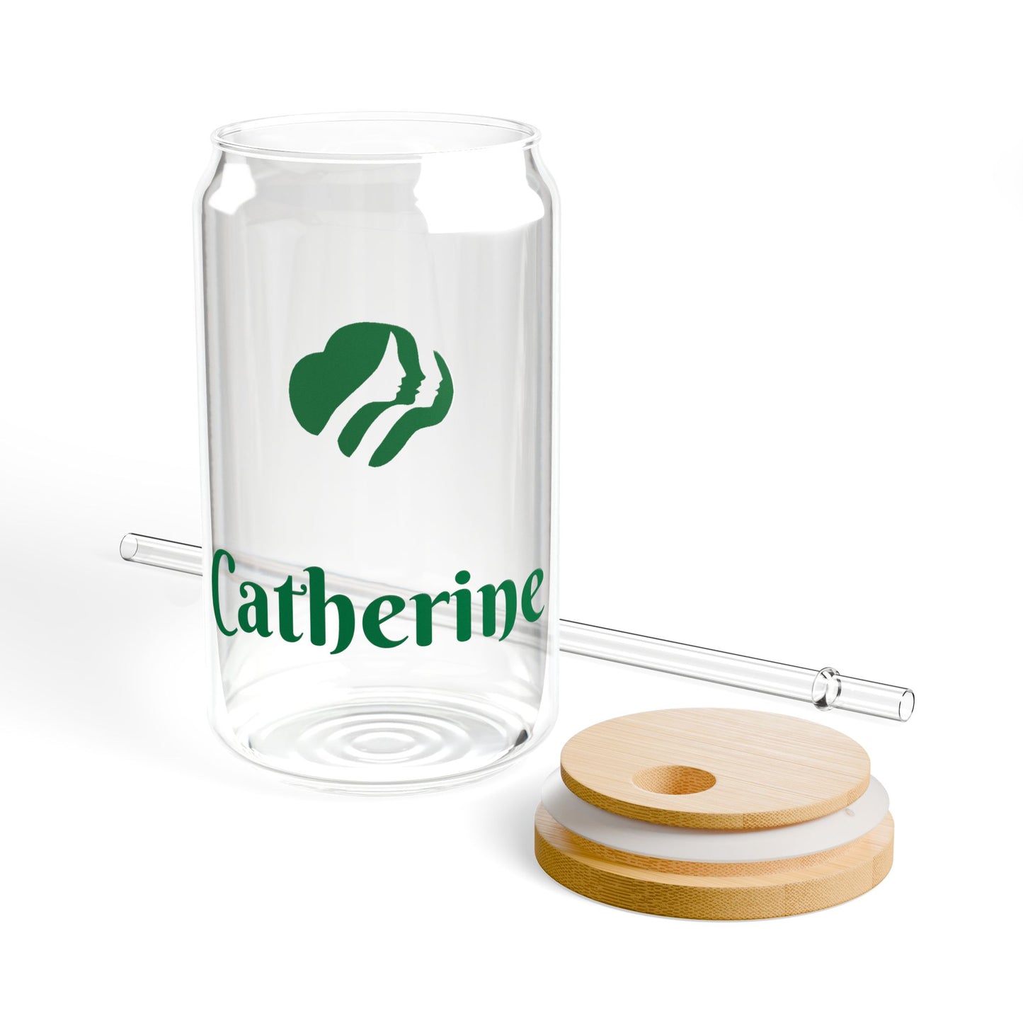 Sipper Glass, Personalized Scout Silhouette 16oz