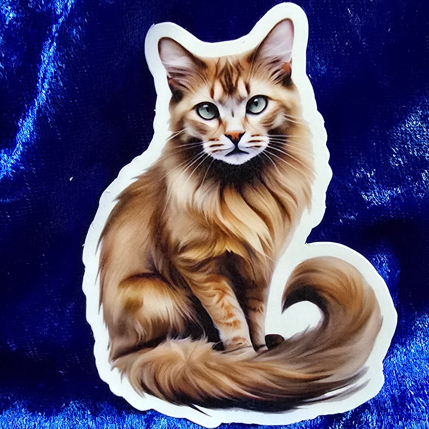 Cat Breed Stickers, Waterproof Vinyl Decals, Cute Illustrated Cat Art, Laptop & Water Bottle Stickers