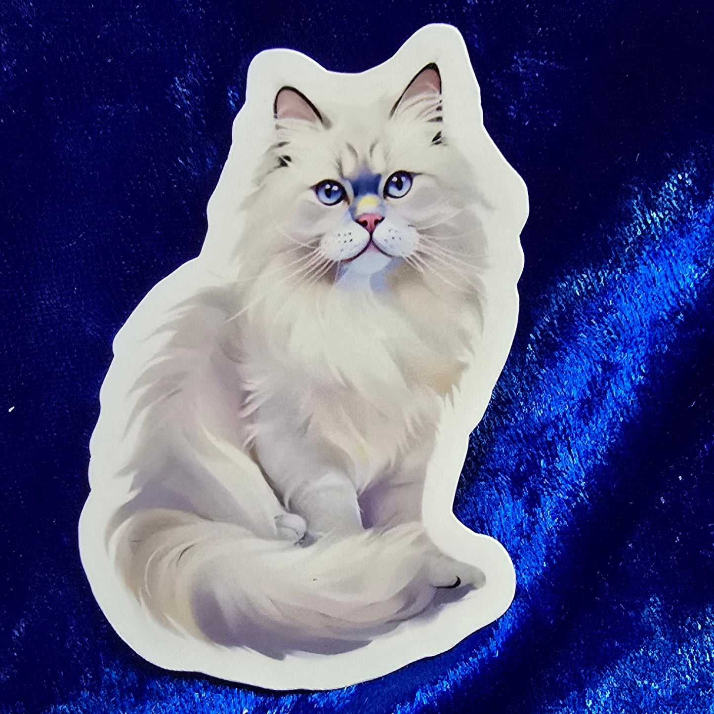 Cat Breed Stickers, Waterproof Vinyl Decals, Cute Illustrated Cat Art, Laptop & Water Bottle Stickers