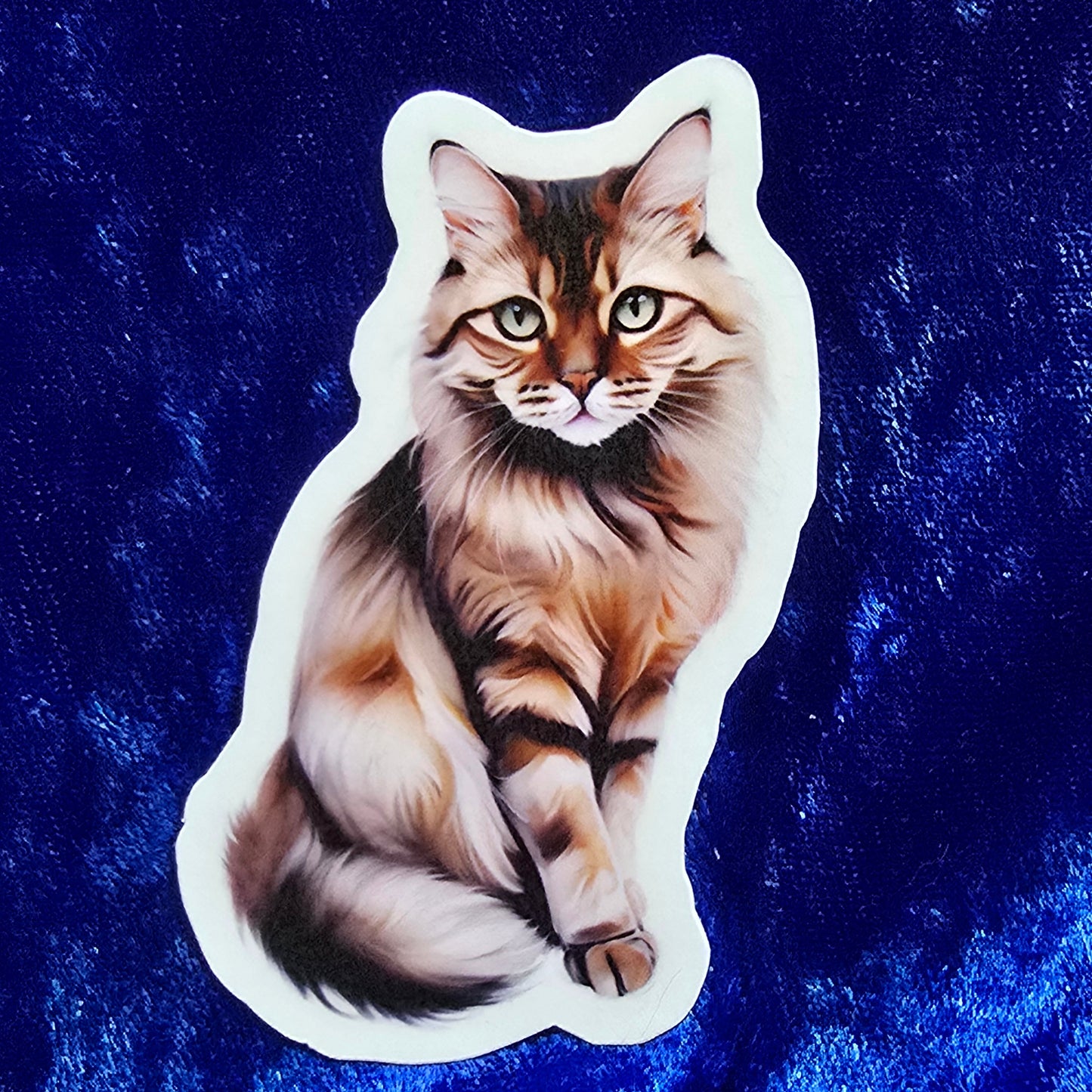 Cat Breed Stickers, Waterproof Vinyl Decals, Cute Illustrated Cat Art, Laptop & Water Bottle Stickers