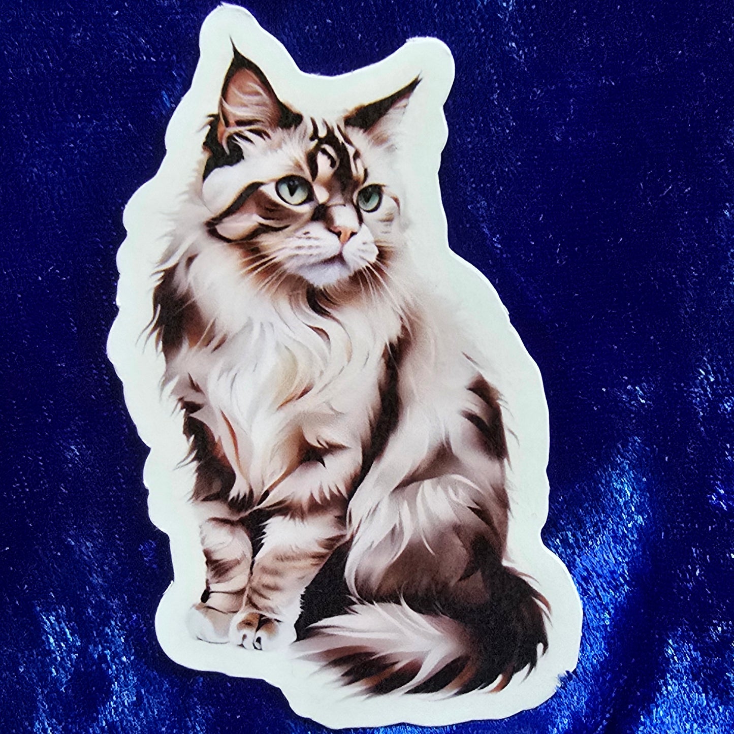 Cat Breed Stickers, Waterproof Vinyl Decals, Cute Illustrated Cat Art, Laptop & Water Bottle Stickers