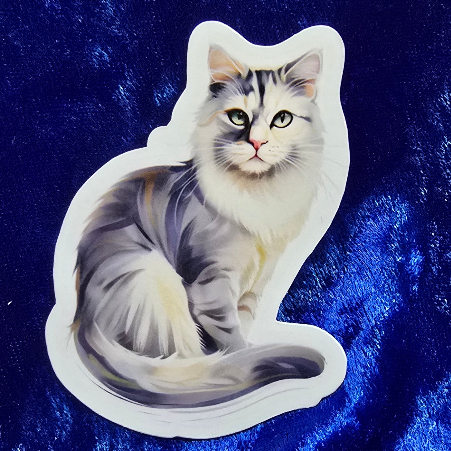 Cat Breed Stickers, Waterproof Vinyl Decals, Cute Illustrated Cat Art, Laptop & Water Bottle Stickers