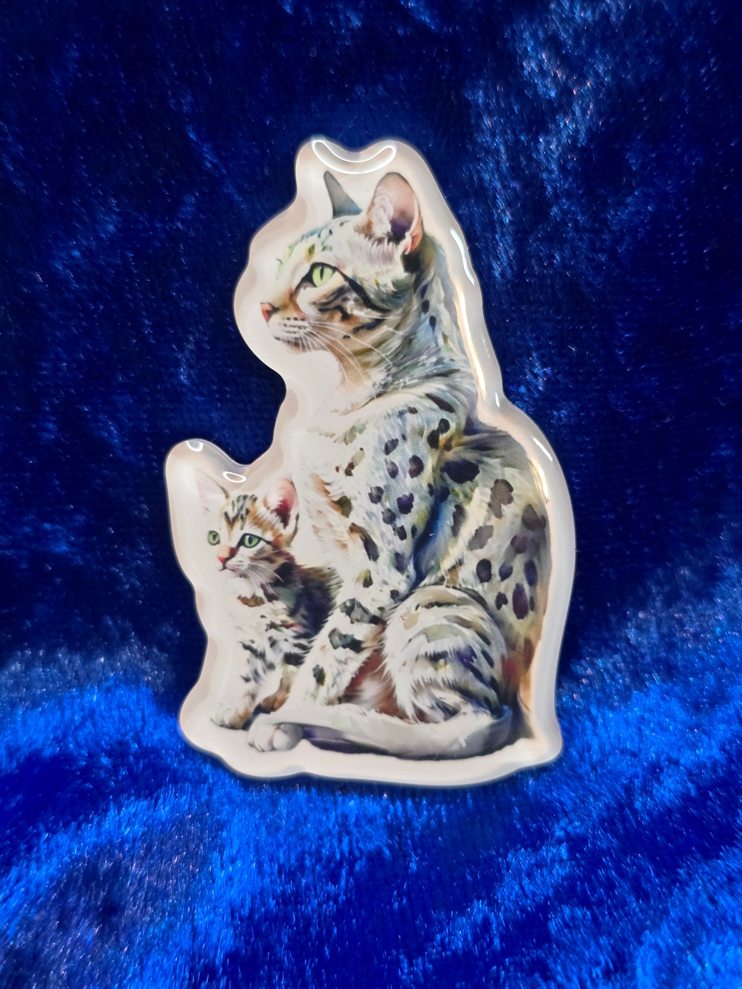 Realistic Cat and Kitten Magnets, Cute Cat Lover Gift