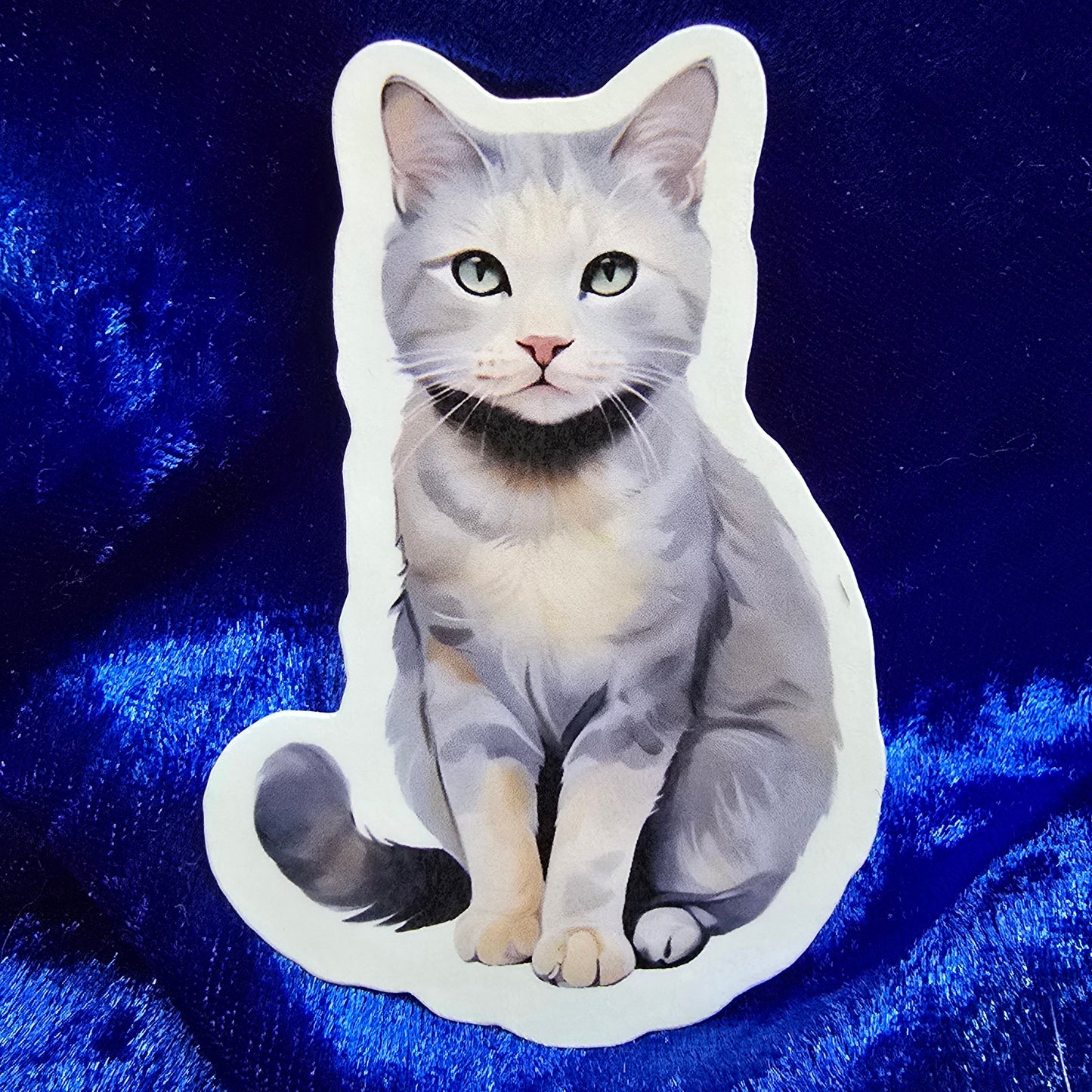 Cat Breed Stickers, Waterproof Vinyl Decals, Cute Illustrated Cat Art, Laptop & Water Bottle Stickers