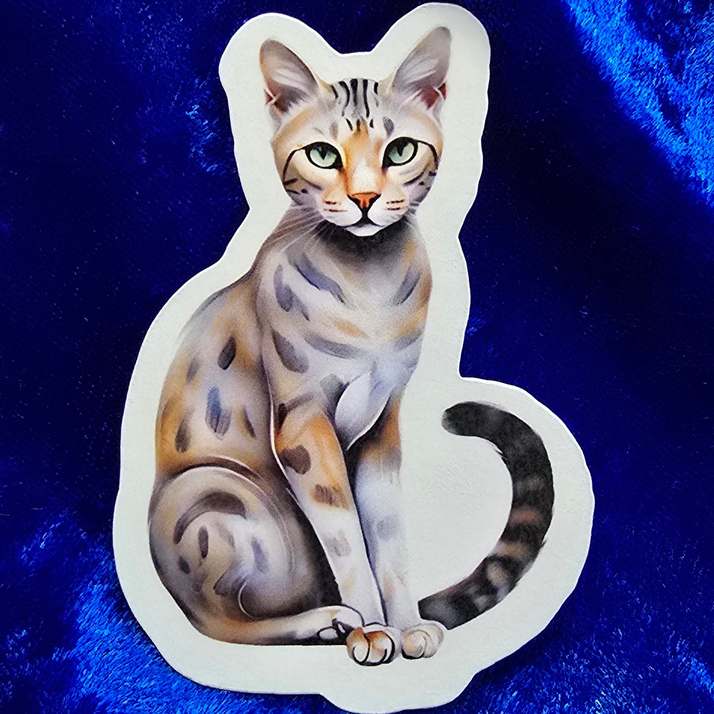 Cat Breed Stickers, Waterproof Vinyl Decals, Cute Illustrated Cat Art, Laptop & Water Bottle Stickers