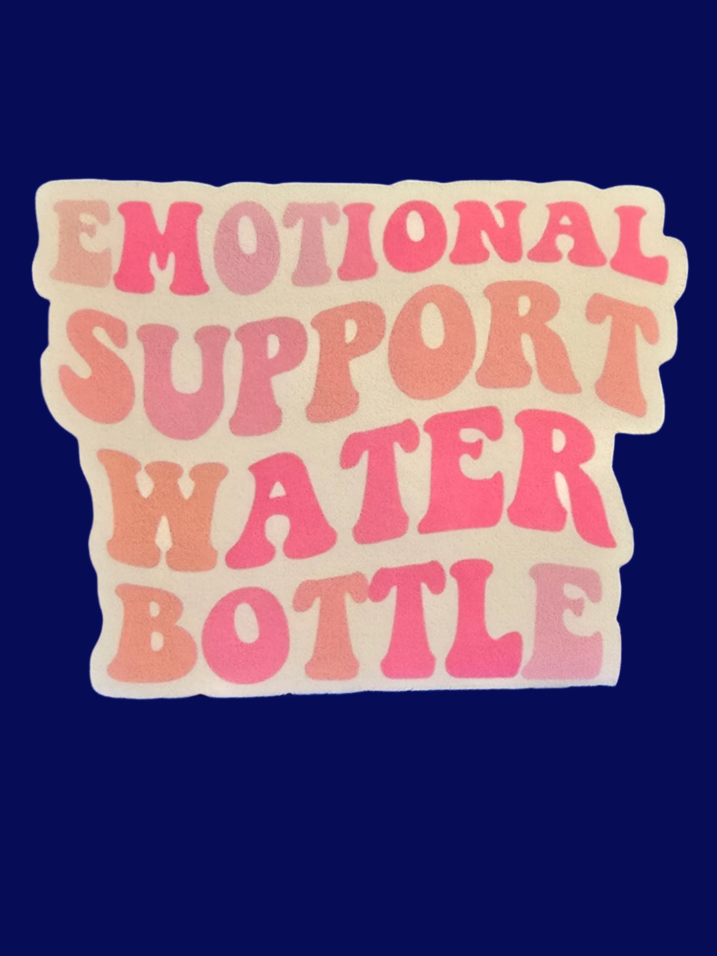 A vinyl decal sticker with a cartoon fox sleeping and the text 'zero given' in a playful font.