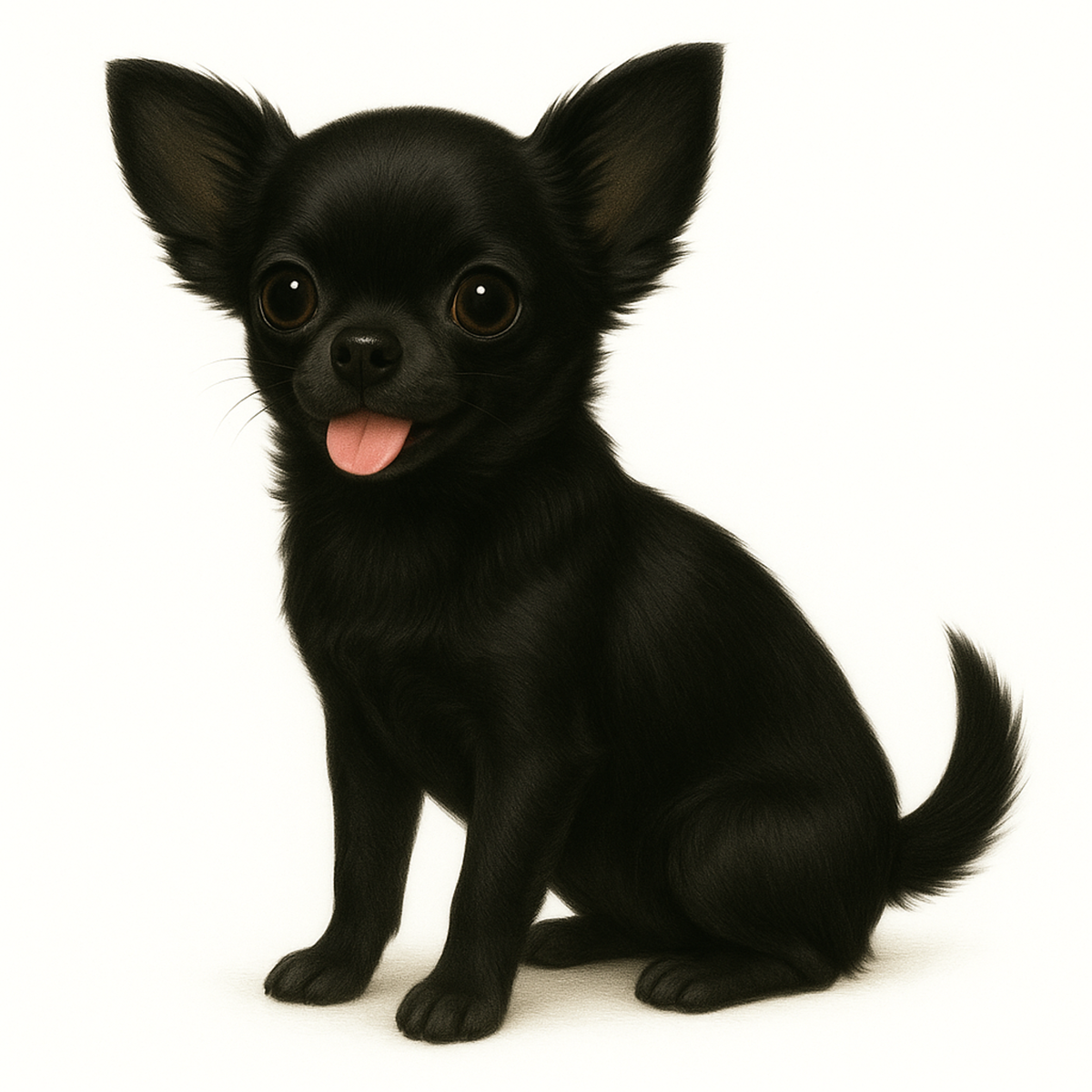 Chihuahua Dog Stickers – Die-Cut Watercolor Vinyl Sticker, 3” Durable Pet Decal for Laptop, Water Bottle, Journal