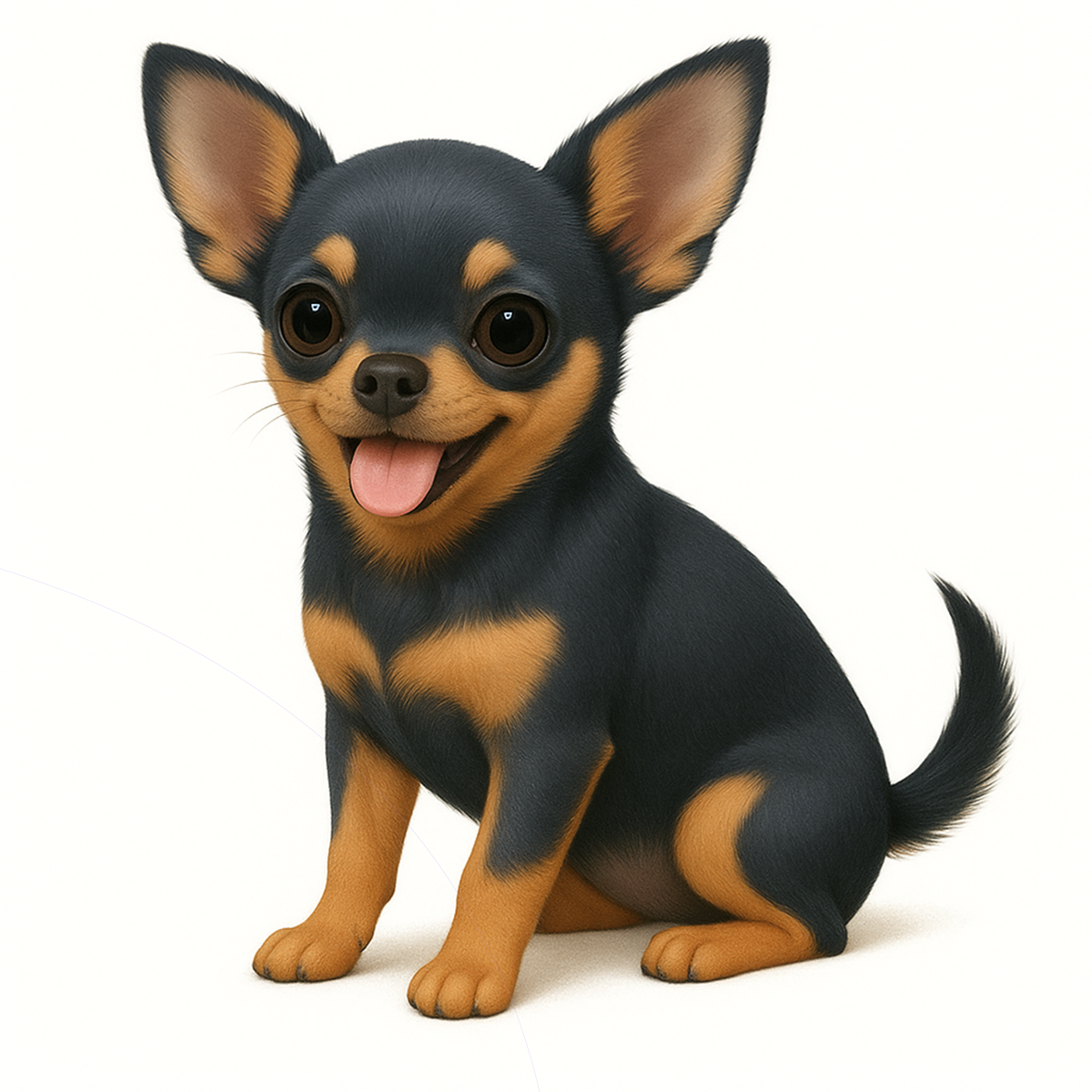 Chihuahua Dog Stickers – Die-Cut Watercolor Vinyl Sticker, 3” Durable Pet Decal for Laptop, Water Bottle, Journal