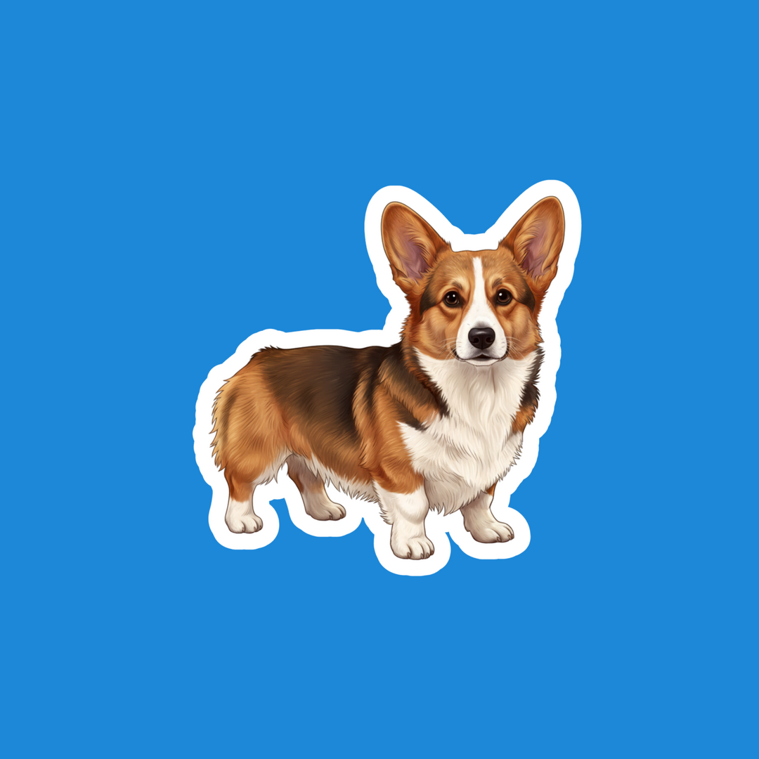 Corgi Sable Watercolor - Designs by Mysh