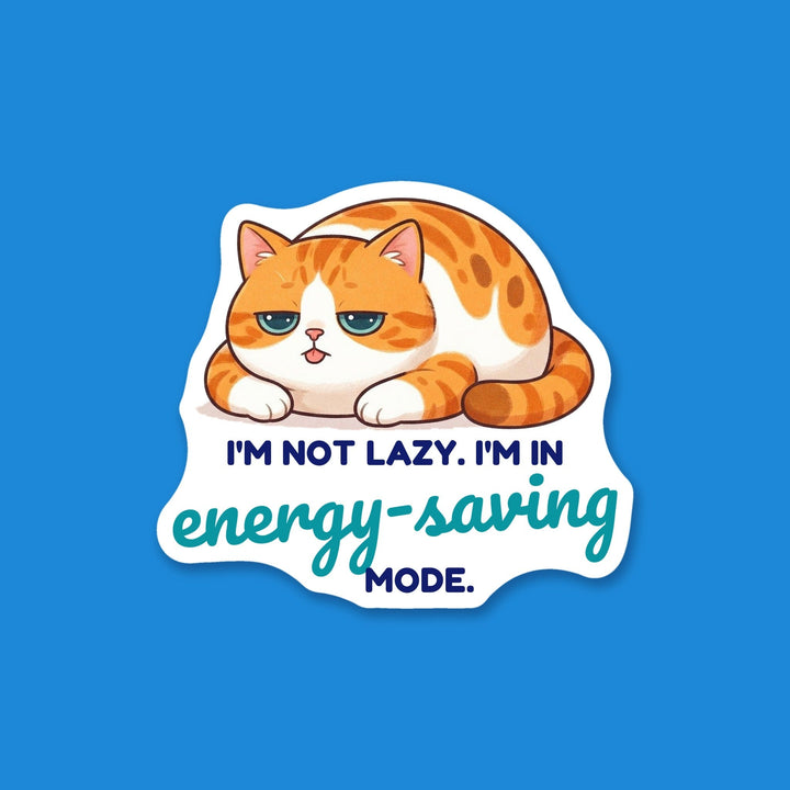 Energy Saving Mode Cat flexible fridge magnet – Designs by Mysh
