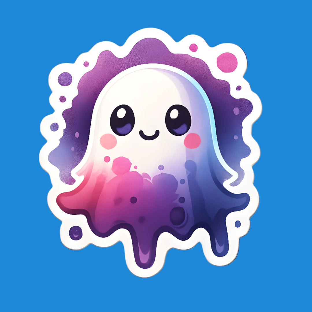 Pastel Ghost kawaii flexible fridge magnet – Designs by Mysh