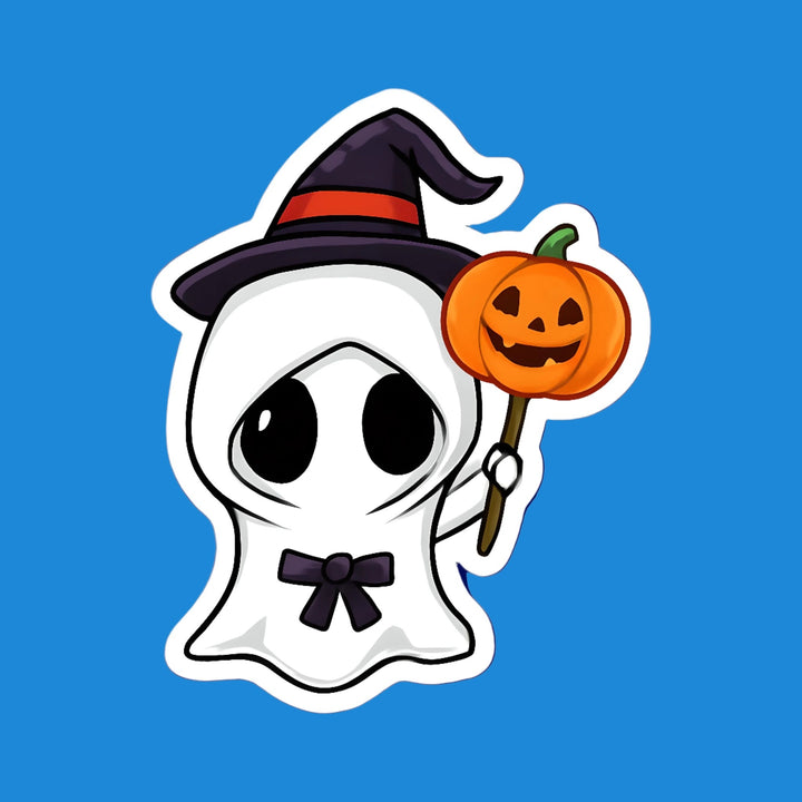 Cute Witch Ghost kawaii flexible fridge magnet – Designs by Mysh