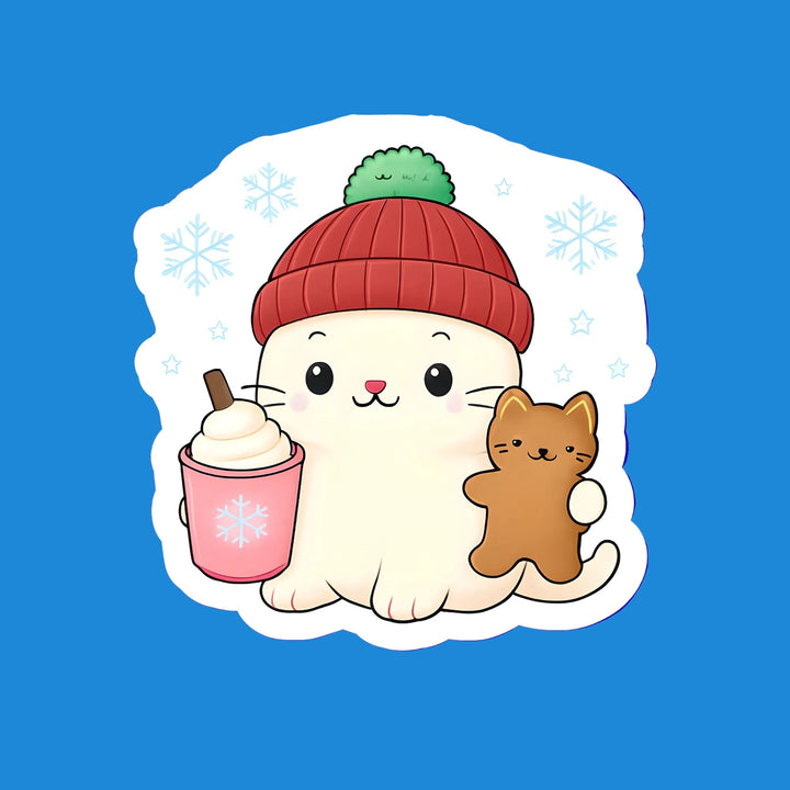 Cozy Winter Cat flexible fridge magnet – Designs by Mysh