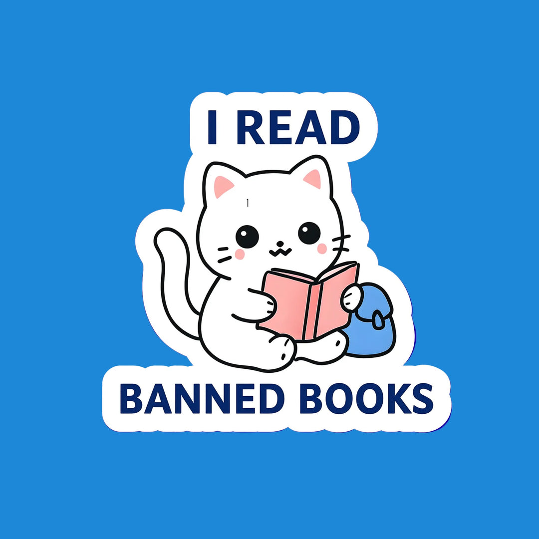 I Read Banned Books flexible fridge magnet – Designs by Mysh