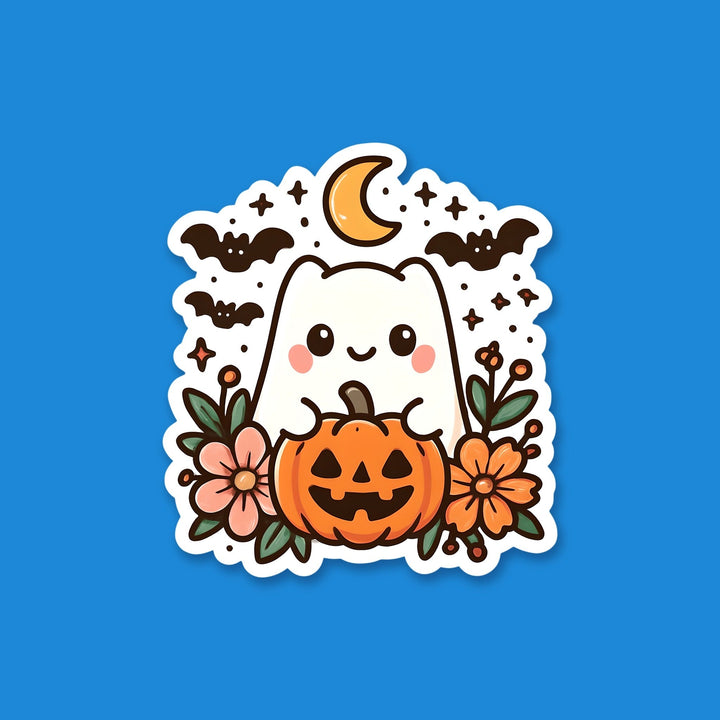 Cute Halloween Ghost flexible fridge magnet – Designs by Mysh