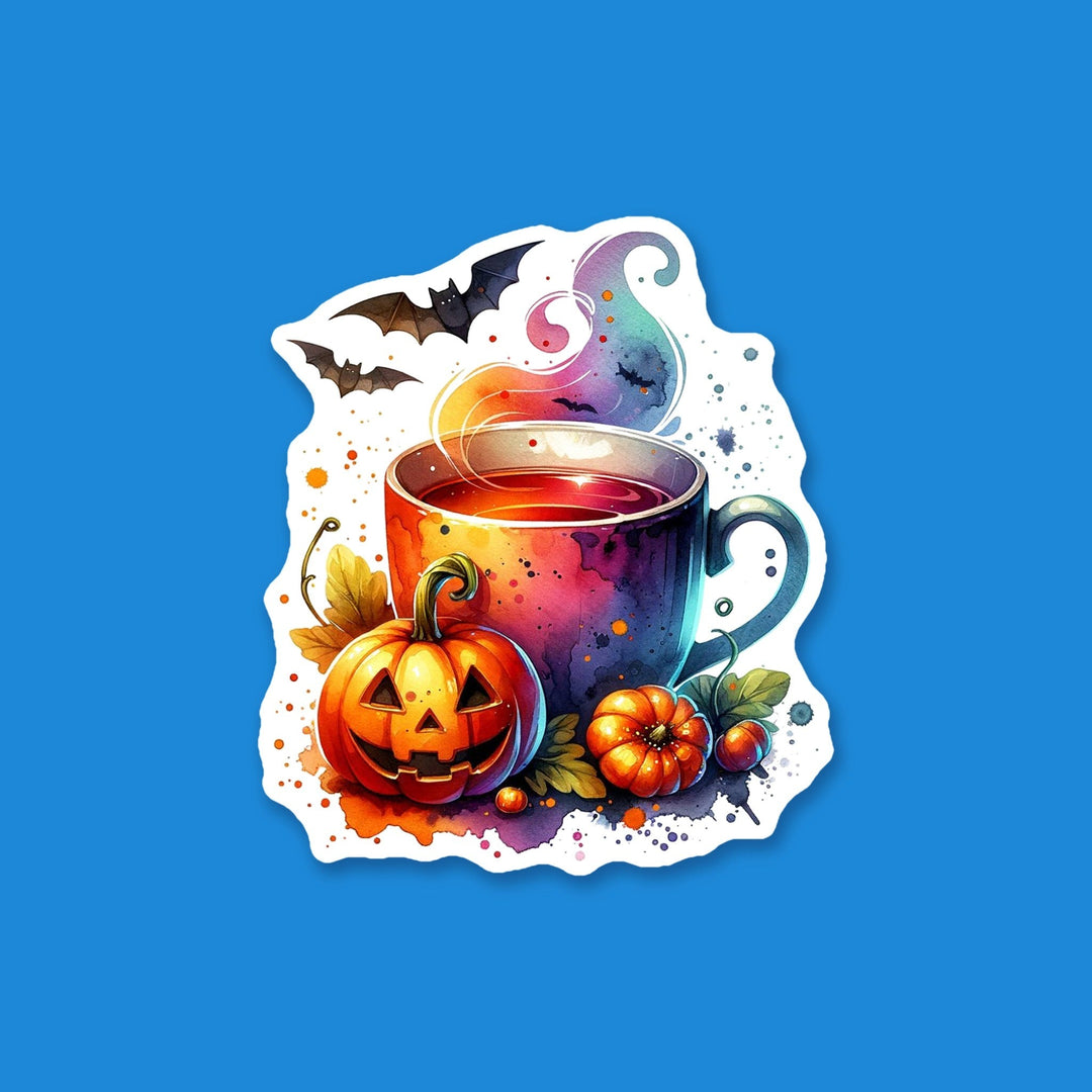 Witchy Halloween Mug flexible fridge magnet – Designs by Mysh