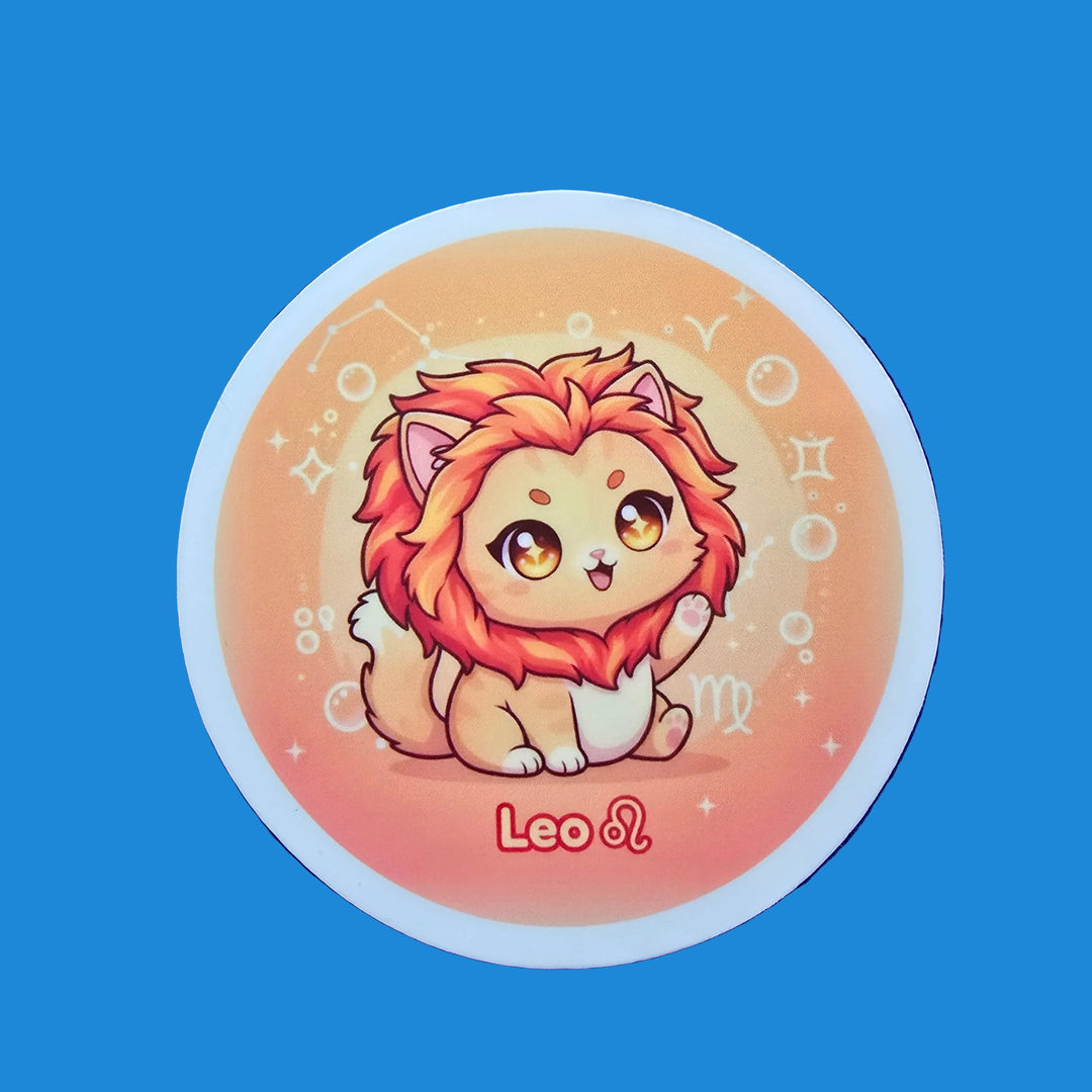 Zodiac Cat Vinyl Stickers – Cute Astrology Cats - Designs by Mysh