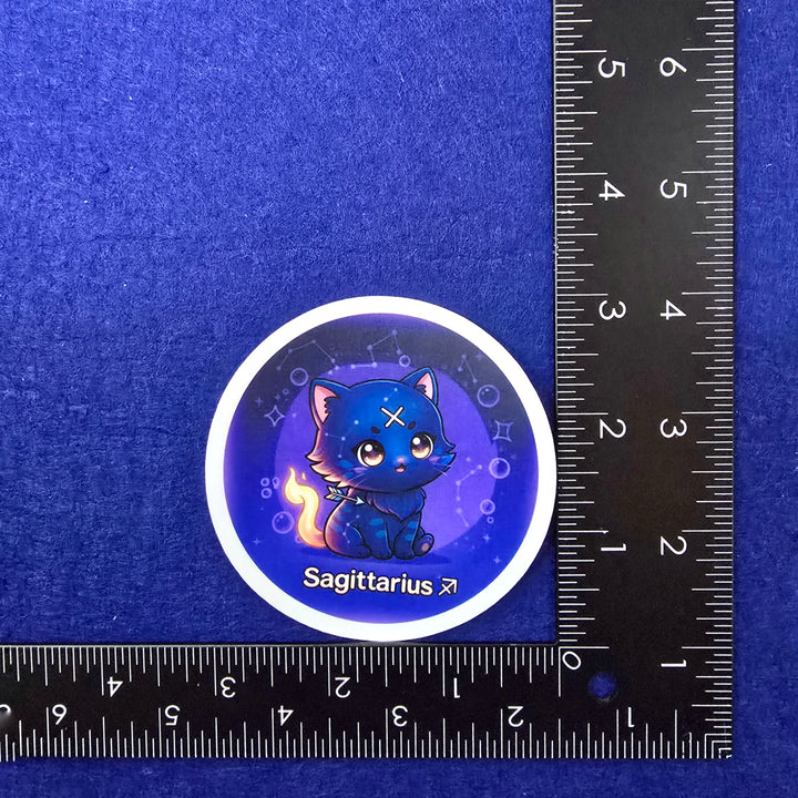 Zodiac Cat Vinyl Stickers – Cute Astrology Cats - Designs by Mysh