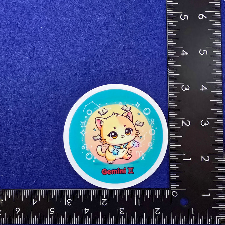 Zodiac Cat Vinyl Stickers – Cute Astrology Cats - Designs by Mysh