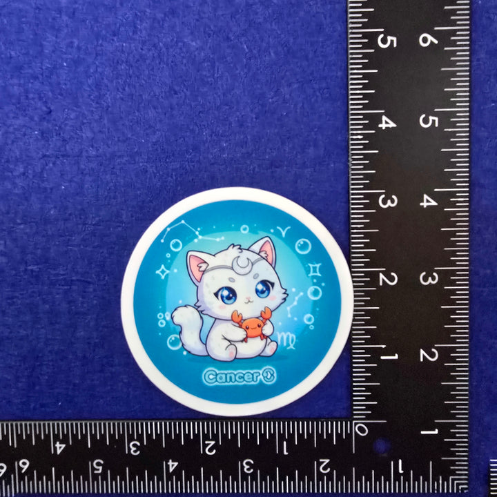 Zodiac Cat Vinyl Stickers – Cute Astrology Cats - Designs by Mysh