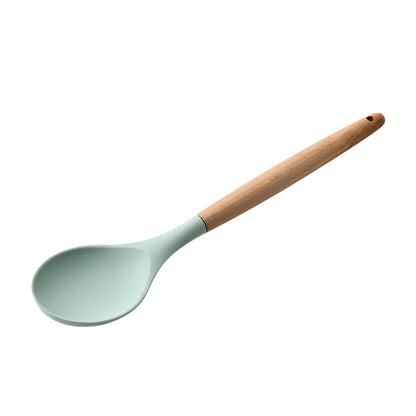 Silicone Kitchenware With Wooden Handle - Designs by Mysh