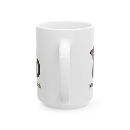Mug - Black Kawaii Cat Meow Bitch Design