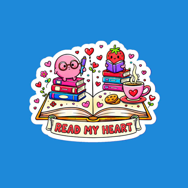 Read My Heart kawaii flexible fridge magnet – Designs by Mysh