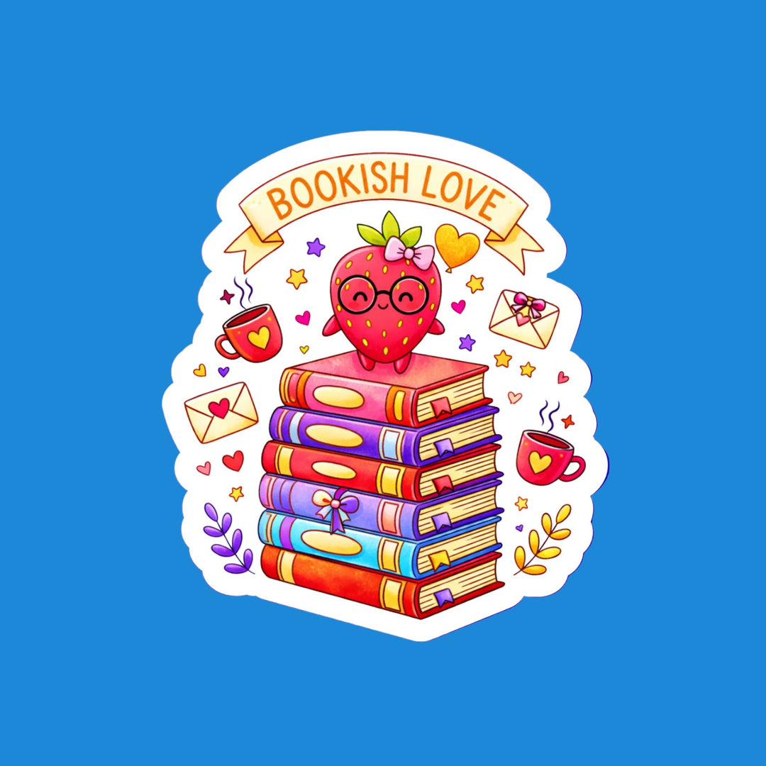 Bookish Love flexible fridge magnet – Designs by Mysh