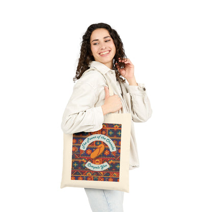 'The Power of the Chancla Compels You' Canvas Tote Bag