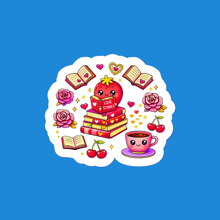 Strawberry Love Stories flexible fridge magnet – Designs by Mysh