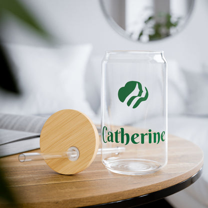 Sipper Glass, Personalized Scout Silhouette 16oz