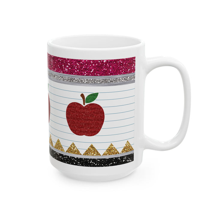 Teacher Appreciation 15oz Ceramic Mug - Additional view - Designs by Mysh