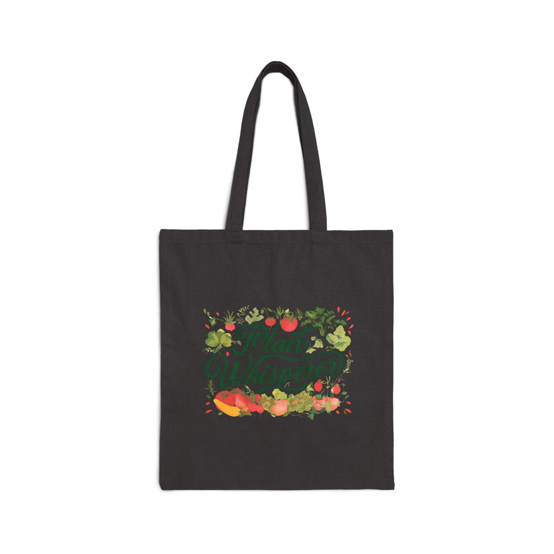 Plant Whisperer Cotton Canvas Tote Bag – Floral Garden Shopper Gift - Designs by Mysh