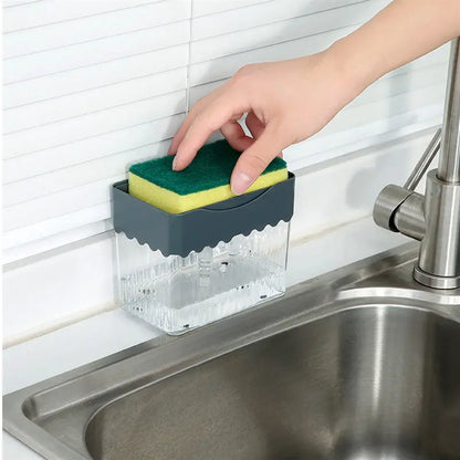 2-in-1 Soap Dispenser Sponge Caddy Designs by Mysh