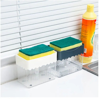 2-in-1 Soap Dispenser Sponge Caddy Designs by Mysh