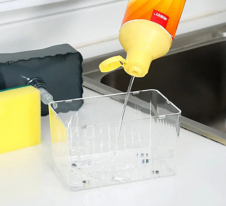 2-in-1 Soap Dispenser Sponge Caddy Designs by Mysh