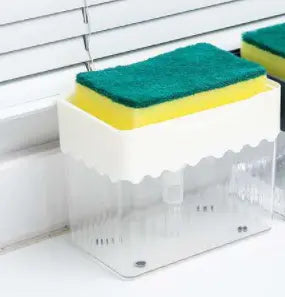 2-in-1 Soap Dispenser Sponge Caddy Designs by Mysh