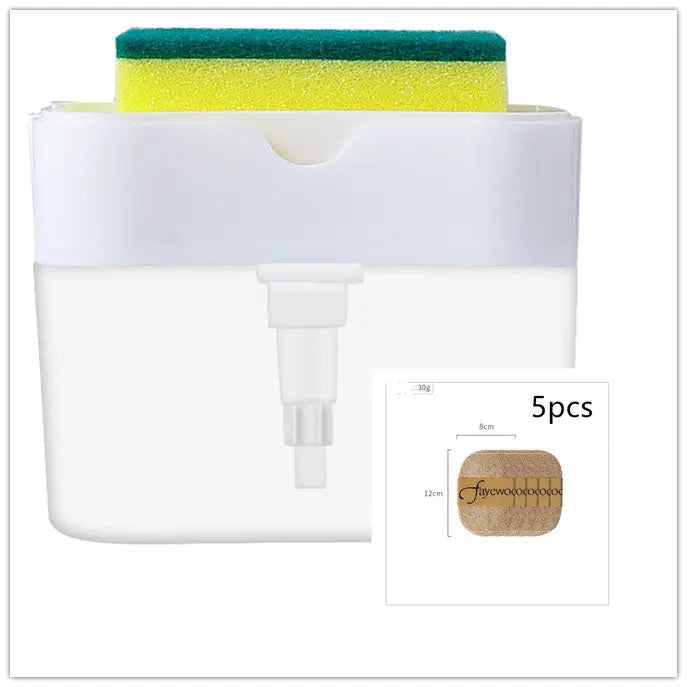 2-in-1 Soap Dispenser Sponge Caddy Designs by Mysh