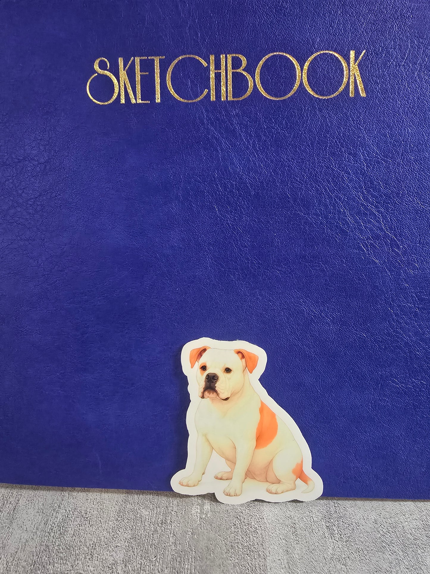 American Bulldog Dog Stickers – Watercolor Vinyl Sticker, 3” Durable Pet Decal, Laptop, Water Bottle, Journal Decor