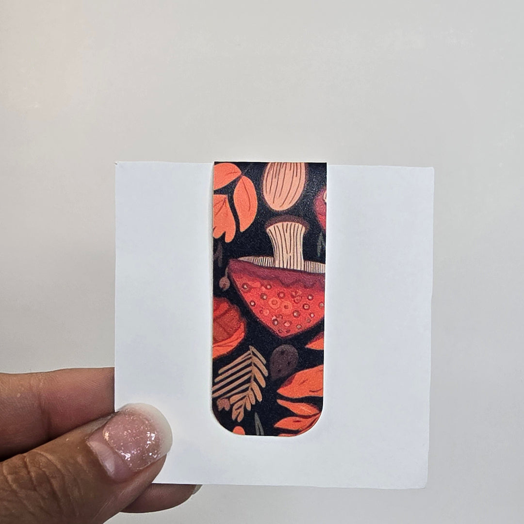 Mushroom Woodland magnetic bookmark - Designs by Mysh