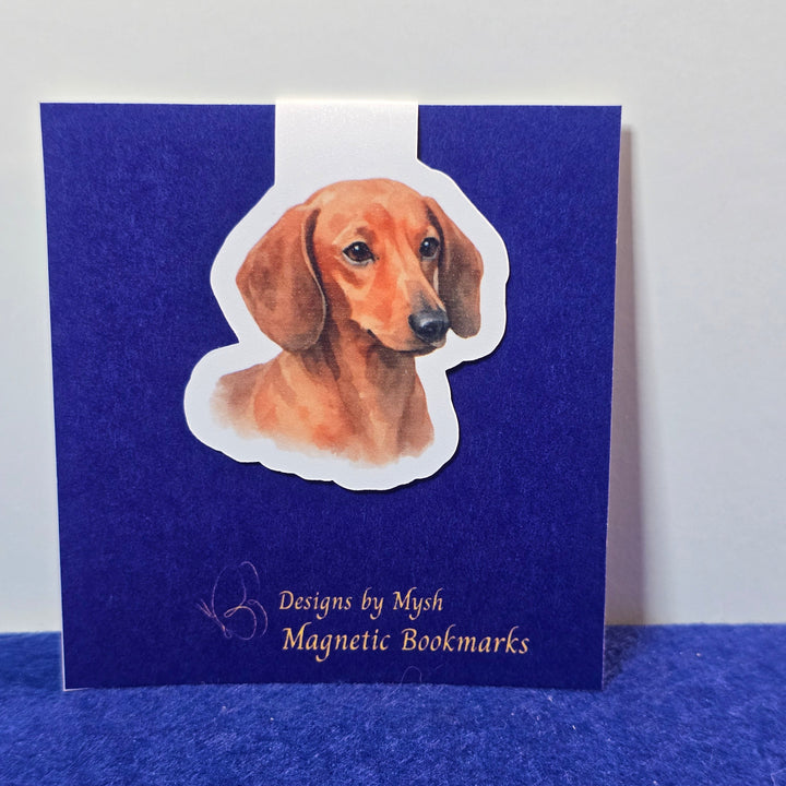 Blue book with a dog illustration on a white background