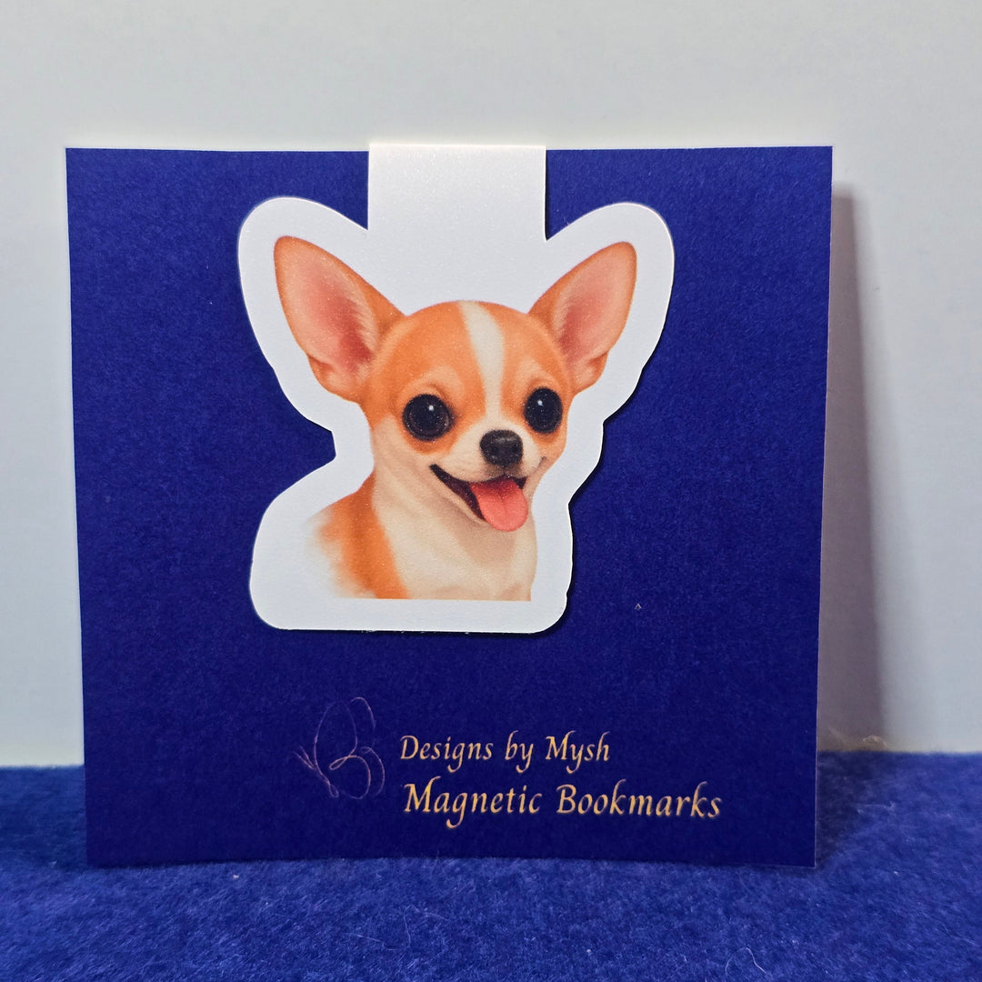 Blue book with a dog illustration on a white background