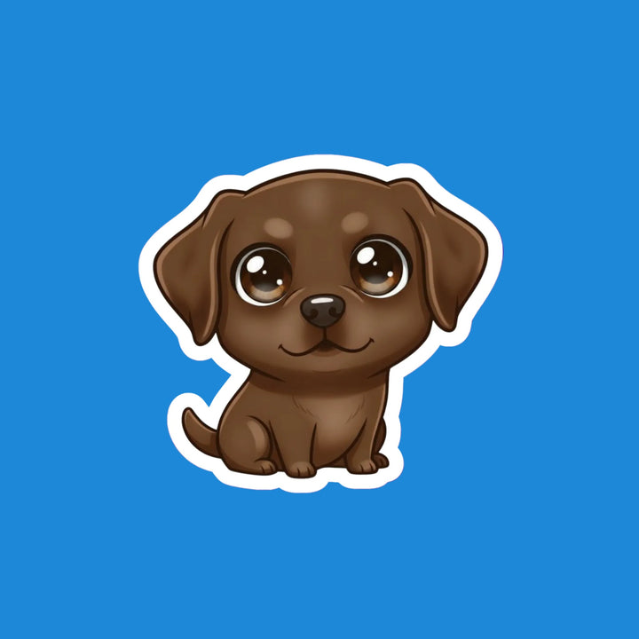 Labrador Retriever Chocolate kawaii flexible fridge magnet – Designs by Mysh