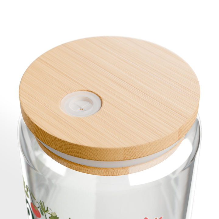 Plant Whisperer Sipper Glass, Eco-friendly Drinkware, Garden Lover Gift, Reusable Beverage Container, Summer Picnic Essential, Nature [...] - Designs by Mysh