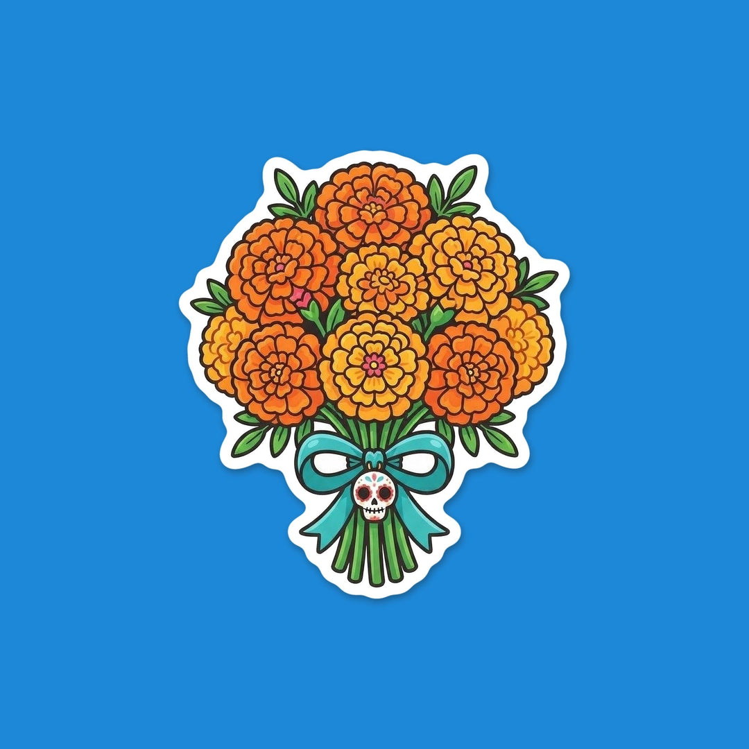 Marigold Bouquet flexible fridge magnet – Designs by Mysh