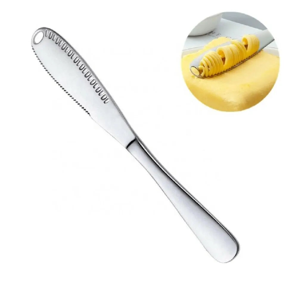 3 In 1 Stainless Steel Butter Spreader Knife - Designs by Mysh