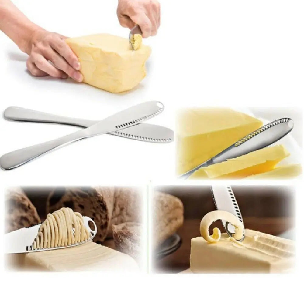 3 In 1 Stainless Steel Butter Spreader Knife Designs by Mysh