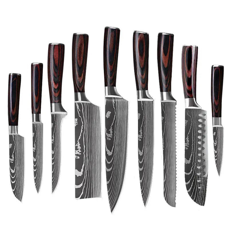 6 Piece Set 8 Piece Set 10 Piece Chef's Knife Set Designs by Mysh