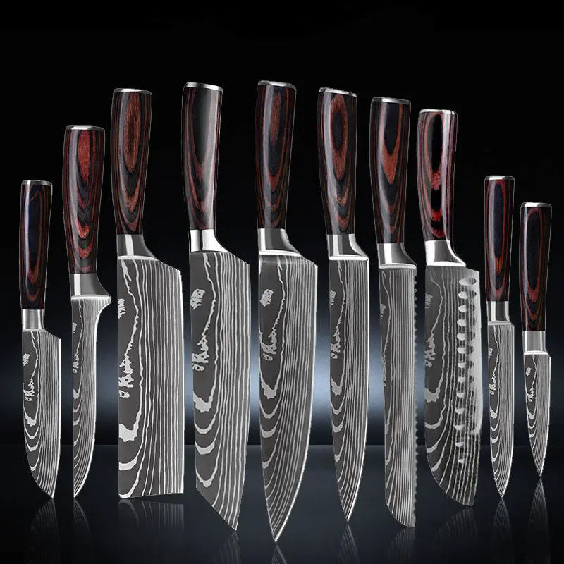 6 Piece Set 8 Piece Set 10 Piece Chef's Knife Set Designs by Mysh