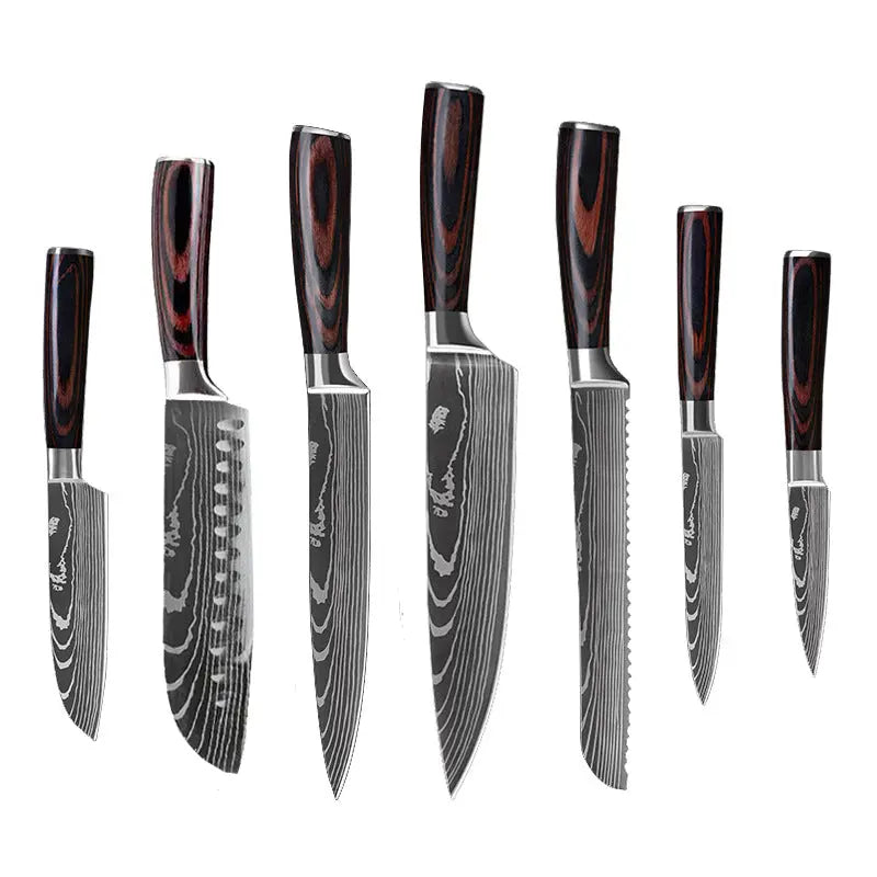 6 Piece Set 8 Piece Set 10 Piece Chef's Knife Set Designs by Mysh